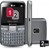 Celular LG C199 Desbloqueado Tim, Cinza, Dual Chip